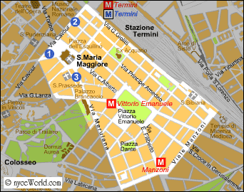 Map of Rome, Esquilino